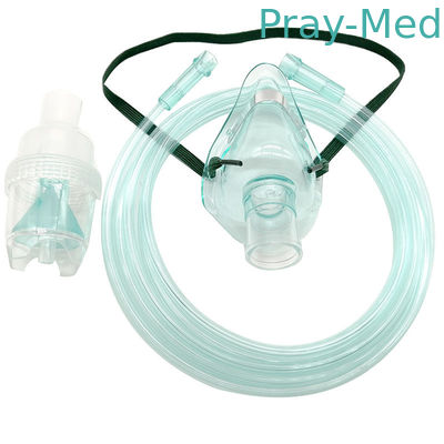 kaufen Zerstäuber-Maske Oxyaider pädiatrisches nicht giftiges PVC-Material mit Schläuche und Kammer Online-Herstellung