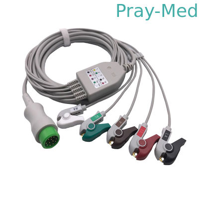 kaufen Kabel Mindray IPM 8/10/12 ECG, ringsum Führung 12 Stift3/5 040-00961-00 EA6251B 3.6m Online-Herstellung