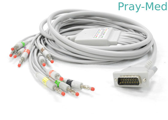 kaufen EKG Schiller Kabel AT1/2 mit langem Schraube DB 15 Durchmesser PIN-Verbindungsstück-5.0mm Online-Herstellung