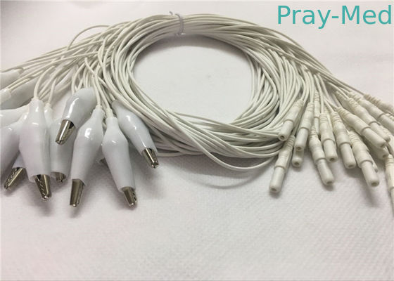 kaufen Art Eeg-Schalen-Elektroden-Kabel des Lärm-2,0, 1.2m Alligator-Eeg-Führungs-Kabel Online-Herstellung