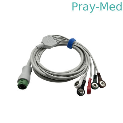 kaufen Mindray 12-Pin-Anschluss 5 Blei-EKG-Kabel TPU Jacket EA6251B 040-000961-00 Online-Herstellung