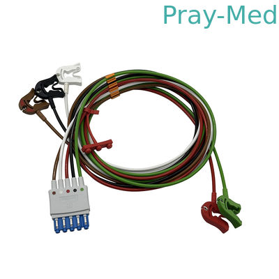kaufen EKG/EKG 5 Blei-Sätze Schirm-Blei-Sätze Snap AAMI M1968A 989803125841 Online-Herstellung
