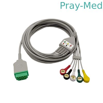 kaufen Kabel Patienten-GEs Ecg, 5 führen Kabel GEs einteilige ECG CER/Iso-Norm Online-Herstellung