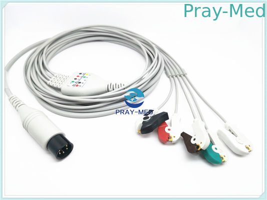 kaufen AAMI 6 geduldiges Kabel Pin 5 Führungs-ECG für Länge Spacelabs/Mindray 3.6m Online-Herstellung