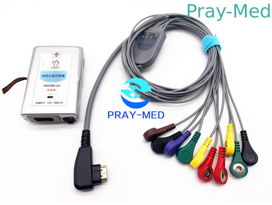 kaufen Geduldiges Material DMS Holter ECG des Kabel-DMS300-3A Holter Draht-TPU mit Führung 10 Online-Herstellung
