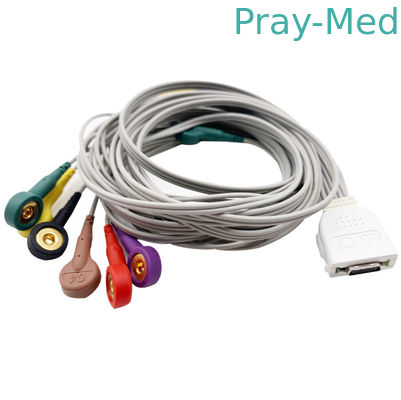 kaufen Biocare IE10 19 Pin ECG Holter Cable 10 Jacke des Führungs-Verschluss-Verbindungsstück-TPU Online-Herstellung