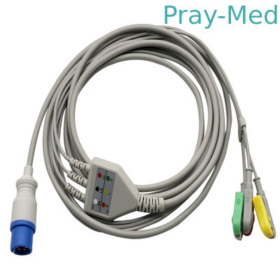 kaufen 3.6m, die 3 direktes 6pin führen, schließen Kabel und Leitungsdraht Ecg für Verschluss/Clip an Online-Herstellung