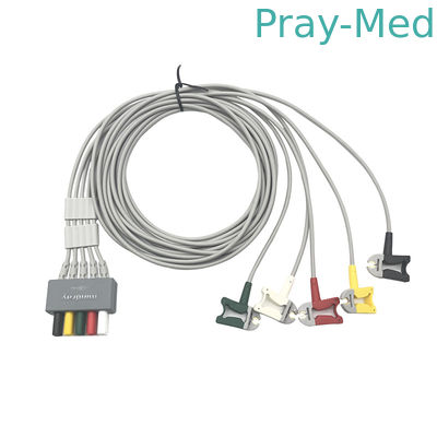 kaufen Ursprüngliche Jacke AHA/IEC Mindray EL6501B 5 der Führungs-ECG Leitungsdraht-TPU Online-Herstellung