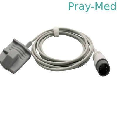 kaufen Zoncare Hwatime rundes Verbindungsstück des Stiftes 6 des Sensors des Kabel-Erwachsen-spo2 3m TPU Online-Herstellung
