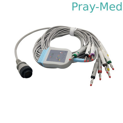 kaufen Kanz-PC - 103/104 EKG Kabel 16 Material der Pin-Verbindungsstück-graues Farbetpu Online-Herstellung