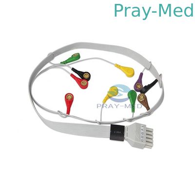 kaufen Führung 10 Kabels TLC5000 2.8m CONTEC Holter ECG für TLC5000 Dyniaic Online-Herstellung