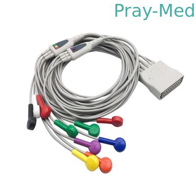kaufen 12-lead leadset Diagnose-ECG ST80i Kabel AHA 1.5m für HP 989803180121 989803180131 Online-Herstellung