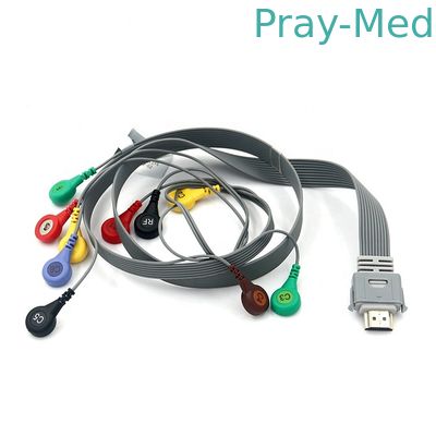kaufen Führungen IH-12 HDMI 19 des Biocare-Verschluss-Enden-TPU 10 geduldiges Kabel Pin ECG Online-Herstellung