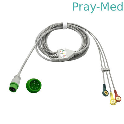 kaufen 3 / 5 einteiliges ECG Kabel Pin Connector Infitrons II Omni II Infinium der Führungs-des Kabel-12 Online-Herstellung