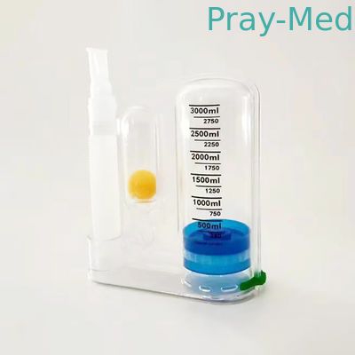 3000cc einzelner Ball Lung Breathing Trainer Adjustable Spirometer für Atmungsprüfsystem