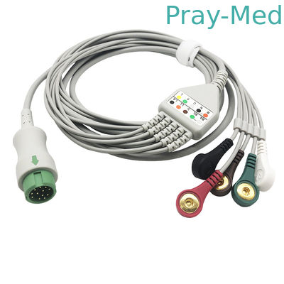Mindray Beneview T5/geduldiges Kabel T8 ECG für Durchmesser Datascope 4.0mm
