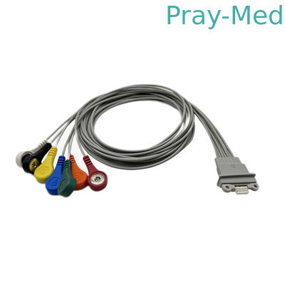 Schiller Medilog AR12 plus 7 Schnellverbindungsstück der Führungs-ECG Holter Patient Cable 1m