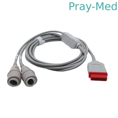 GE Marquette IBP-Adapterkabel, doppelter Edwards-Stecker 2021197-003, 3,2 m Länge