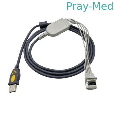 Weiter Infrarot-3.0m Holter ECG Kabel USB-Adapter für Stift 145cm Mortara H3 Mortara 10