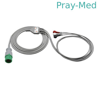 Comen 12-Pin-kompatibles EKG-Kabel mit Blei