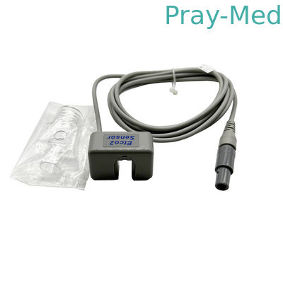 Mainstream Capnography EtCO2 Sensor Modul LEMO 8pin 60 Grad BA210 Grau TPU Jacke