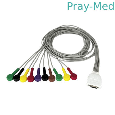 Biocare EKG Holter Kabel für 12 Blei Snap Connector IE10 1,1cm
