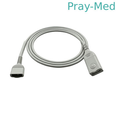 Bis Vista Bilateral 10Pin EEG Monitor Adapter Kabel 4 Elektroden Grau Farbe