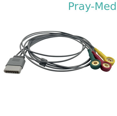 Biolight Direktanschluss Holter EKG-Kabel für 3 oder 5 Lead Snap Connector