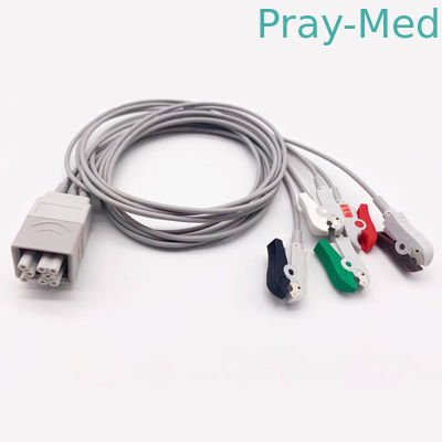 Mehrfachverbindung EKG Holter Kabel 5 Blei Clip 1,1m für GE SEER 1 Jahr Garantie