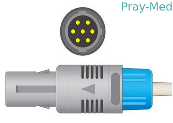 Kompatibles Adapterkabel Bionet 7pin spo2/Erweiterungskabel für Patientenmonitor