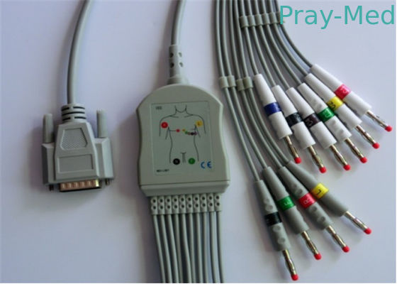 Kabel Goldway/Nihon Kohden Ecg, Kabel-DB 15 5.0mm Durchmessers Mindray Ecg Pin