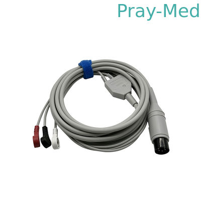 Original Mindray 6-Pin 3-Lead Einstück-EKG-Patientenkabel 3.6M EA6131B