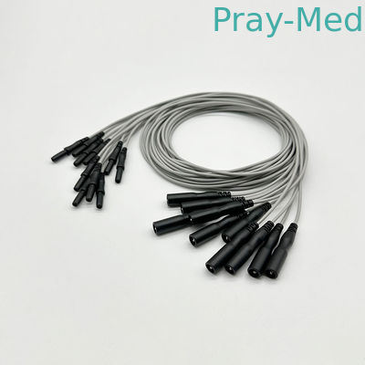 Männlich-Frauen-TPU-EKG-Blei-Drähte 2,0 mm Flexibel und einfach für Fachleute