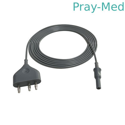 Genauigkeit 4,0 mm PVC wiederverwendbares elektrochirurgisches Endoskopkabel für chirurgische Anwendungen