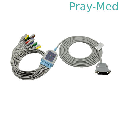Mikromed Einstück 25pin EKG Kabel 11-Lead Clip IEC