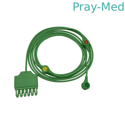 Wiederverwendbares Drager 3 Leadwire EKG MonoLead Kabel EKG Leadwire Snap MS14555