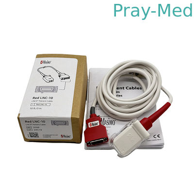 Original SET 2056 Rot LNC-10 SpO2 Patientenverlängerungskabel LNCS 9-Pin zu Rot 20-Pin-Anschluss