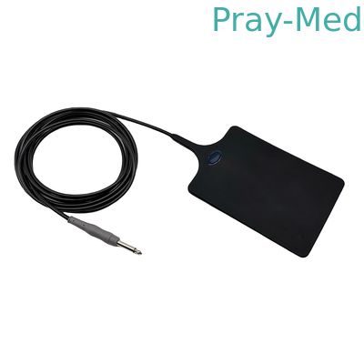 Kinder wiederverwendbares Silizium-Patientenschild Negative Rückkehr 6,3 mm schwarz