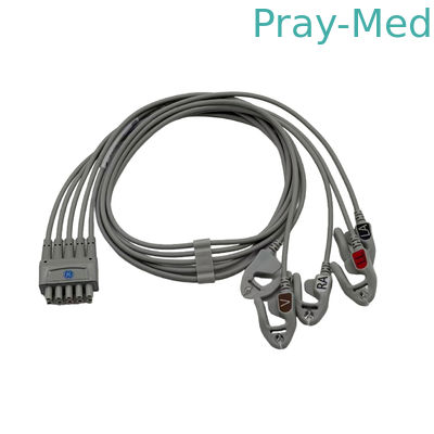 Original GE EKG-Ableitungssatz 5-polig Greifer AHA 2106389-001