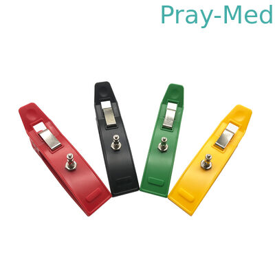 wiederverwendbare ECG Elektroden der 9mm Glied-Klammern-für ECG/EKG bearbeiten Gewicht 0.4lb maschinell