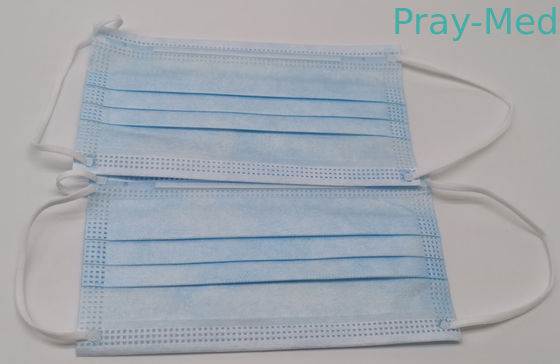 Schmelze durchgebrannte materielle medizinische Wegwerfmaske FFP2 pp. Standard mit 3 Schicht