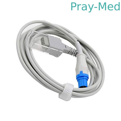 Adapter-Kabel 2.4m Sirecust 700 Siemens Spo2 8ft 10 Pin Connector