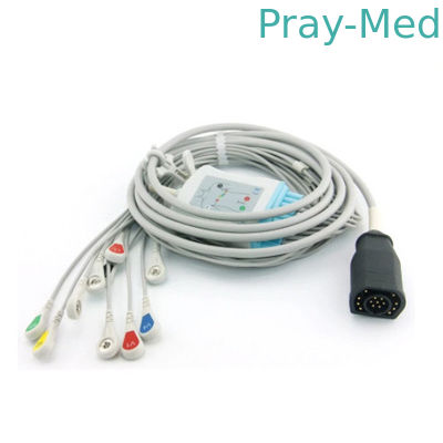 Führung ECG des Erwachsen-3m Zoll 10 EKG schnürt 15 Pin For M And E Serie