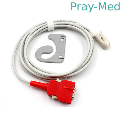 20 Ohr-Clip-Tierarzt-Veterinär-Sensor Spo2 Pin 10ft wiederverwendbarer Sensor-Spo2