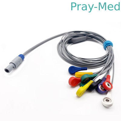 Soem-ODM biomedizinische 10 führt 14 Kabel kompatiblen BI9000 AHA Pin ECG Iec