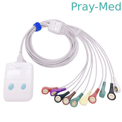 Führung TPU-Jacken-1.1m ECG Holter Cable 10 kompatibel mit Recorder