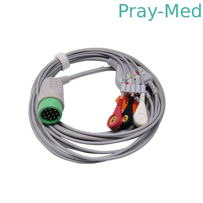Geduldiges Kabel 12 Pin Connect TPU Jacket11110-000029 Lifepak ECG