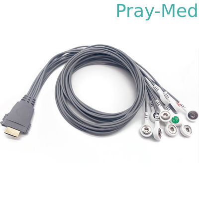 Führung 10 Ecg Holter Cable Grabber Connector Landcome 1.5m