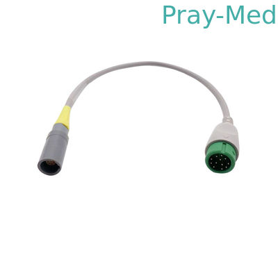 Comen 12 Pin Spo 2 Sensor-Erweiterungs-Draht Grey Color des Adapter-Kabel-Spo2