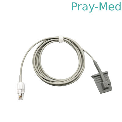 Wiederverwendbarer Spo2 Sensor Mbelec 3m erwachsenes Slilcone weiches 7pin mit CER/ISO
